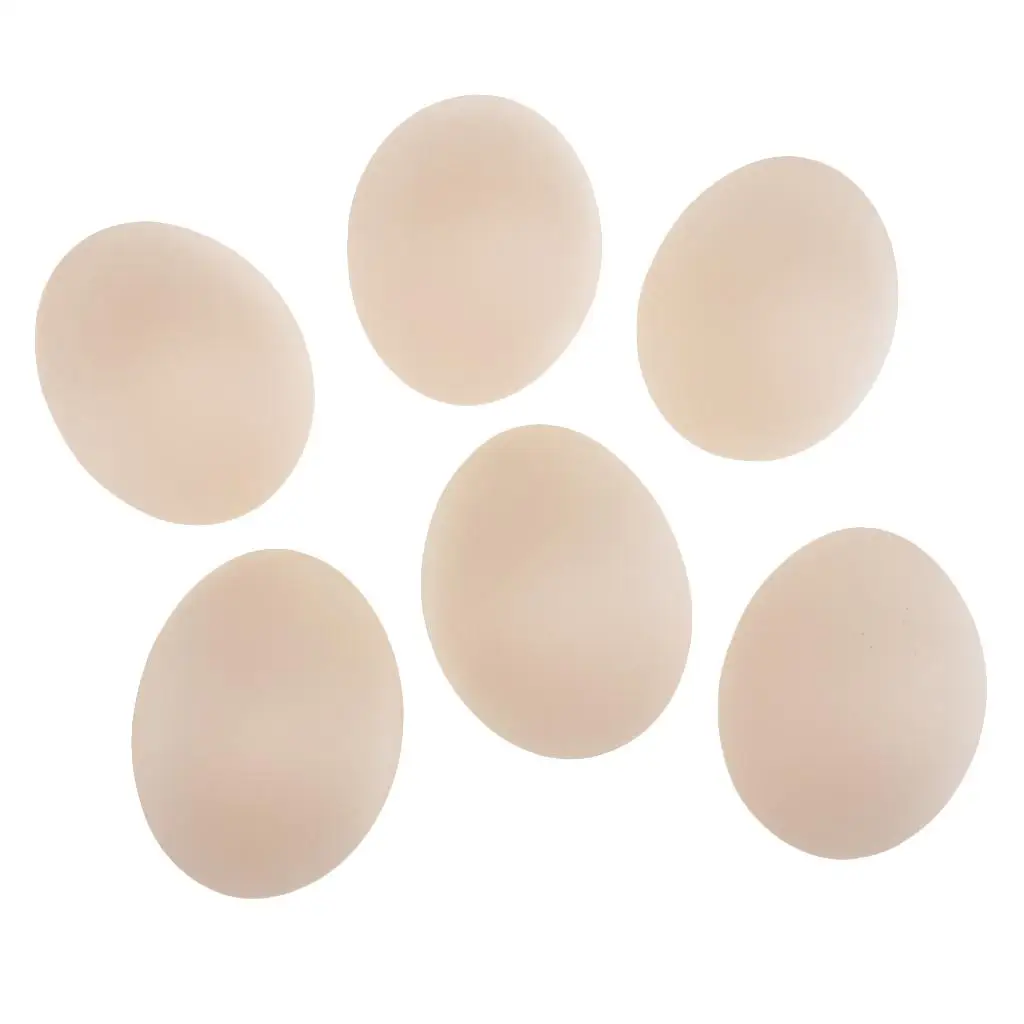 3 Pairs Women Beige Soft Round Bra Pads Inserts for Sports Bikini Top Swimsuit Bras Cover Pad Breast Bra Implant Chest Paste