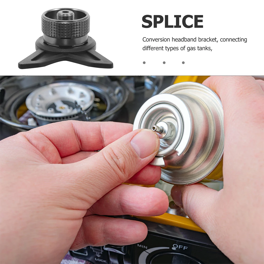 

2Pcs Compact Propane Adapter Wear-Resistant Small Gas Tank Converter Professional Bbq Replacement Mini Ignition Tip