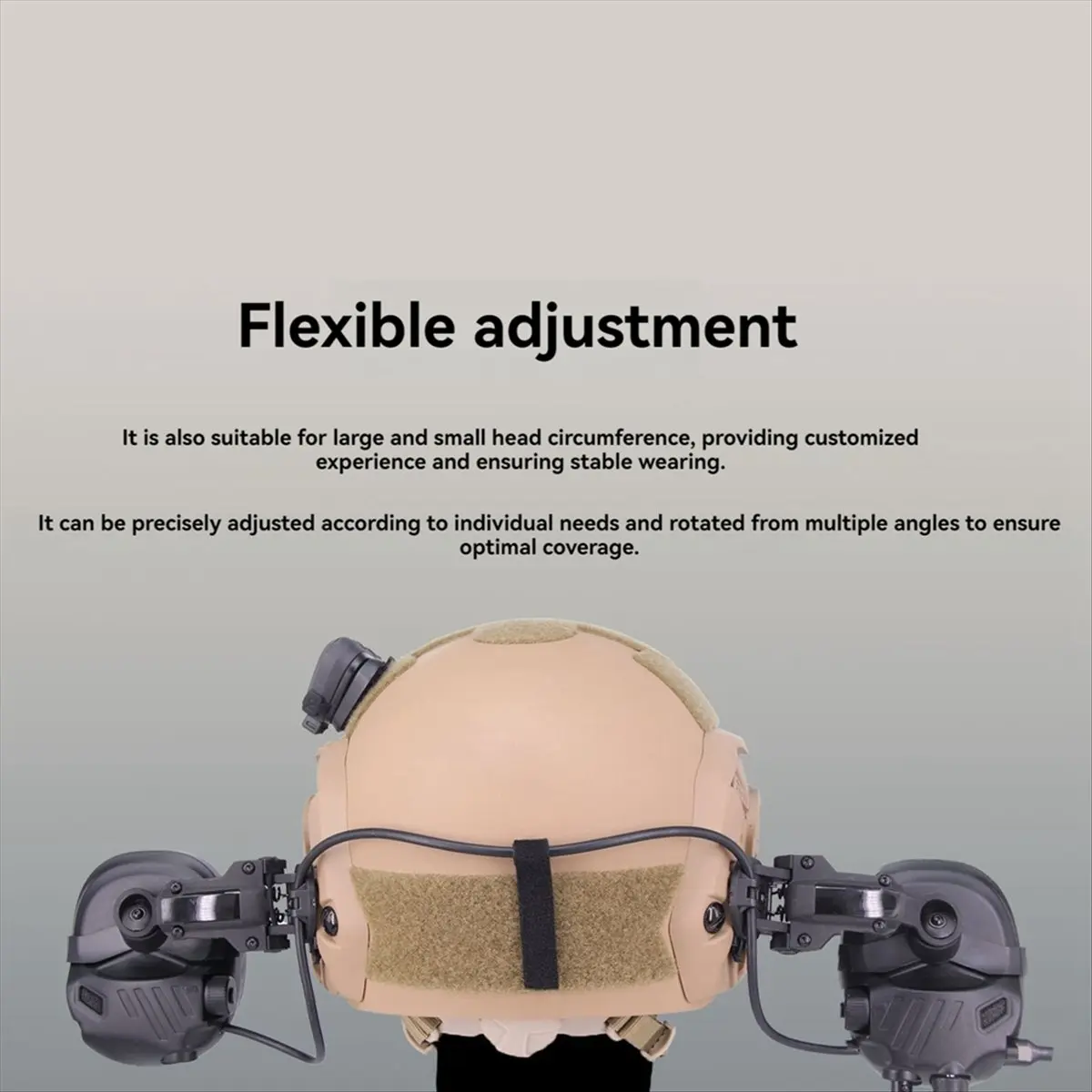 Headset SWXF dengan Mikrofon K/M Plug Lipat Anti-Noise Headphone Berburu Pelindung Telinga NRR25dB