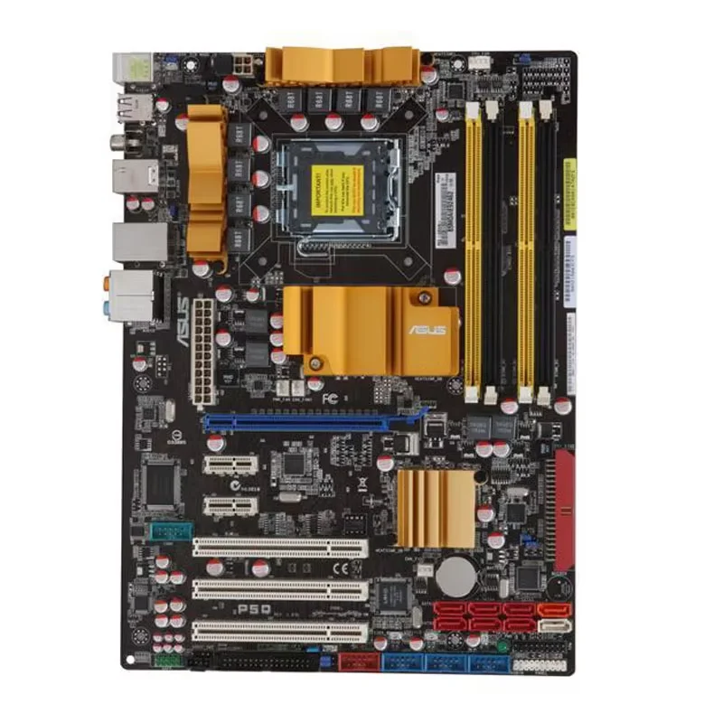 ASUS P5Q LGA 775 DDR2 RAM 16GB USB2.0 SATA2 P45 NON-integrated Desktop motherboard