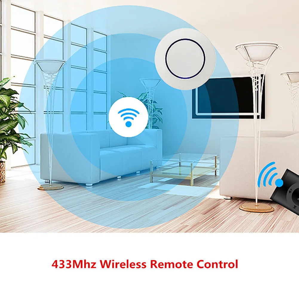 3V 433Mhz Wireless Remote Control 1 Button Feel Free to Paste EV1527 Chip Learning Switch for Smart Home