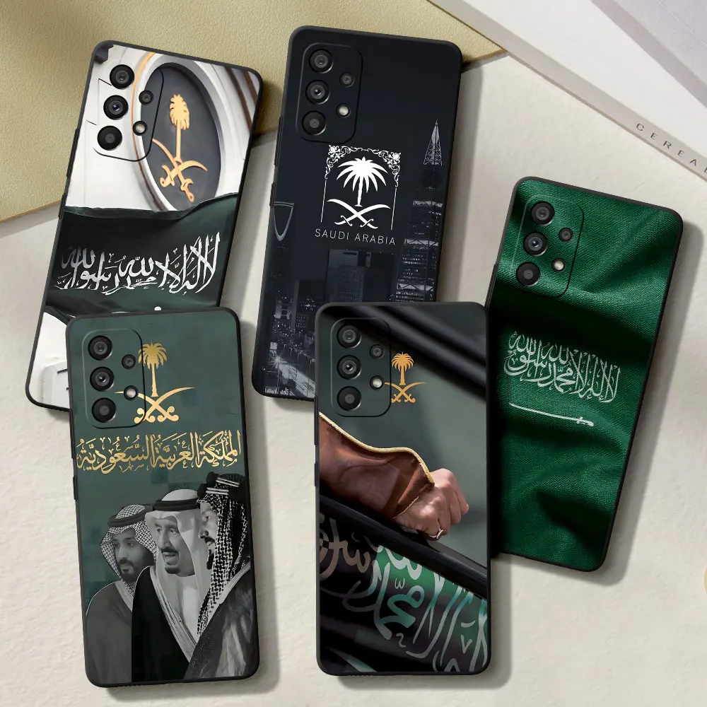 Kingdom Of Saudi Arabia Flag Case for Samsung Galaxy A15 A16 A54 A33 A34 A55 A24 A51 A12 A21s A71 A52 A32 A53 TPU Phone Cover