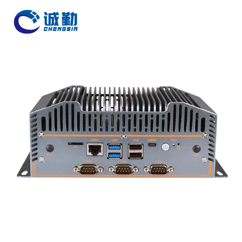 OEM 4 *2.5G LAN 6Com N100 임베디드 컴퓨터 케이스 DDR5 12세대 N95 N200 N305 IOT 방화벽 X86 산업용 팬리스 미니 PC 썸네일 3