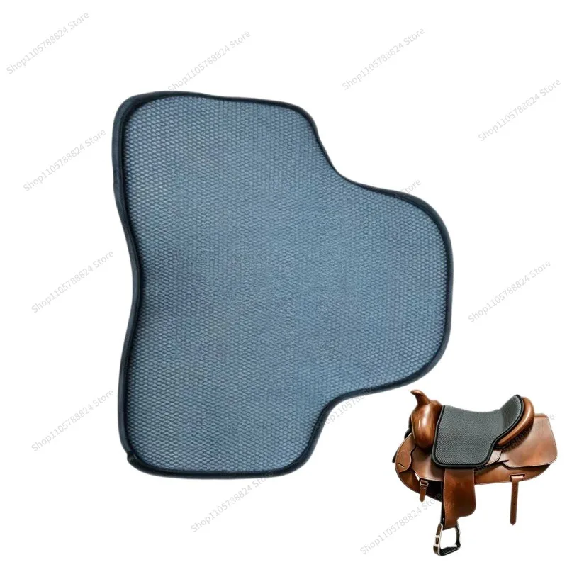For equestrian saddle pads, breathable honeycomb mesh shock-absorbing seat cushions, comfortable riding, non-slip saddle pads