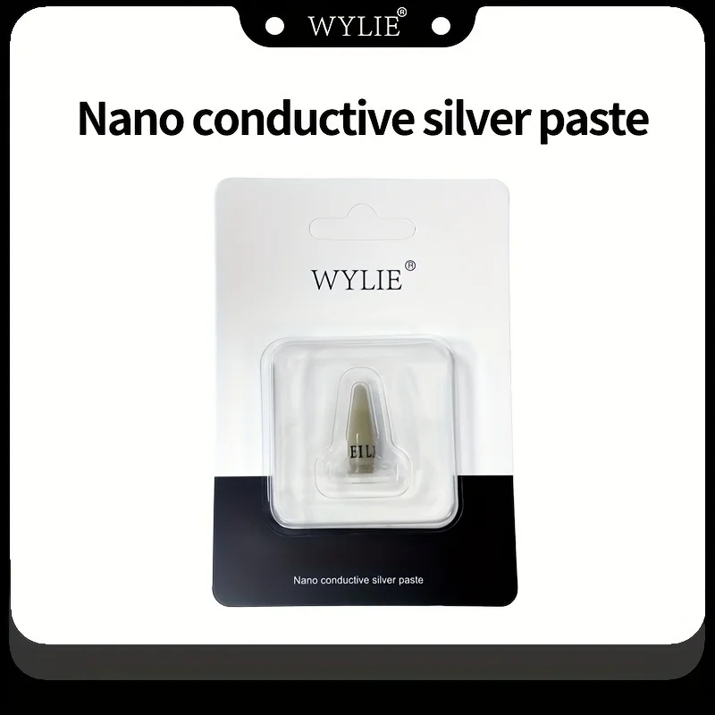 WYLIE Nano Kit di riparazione della pasta d'argento conduttiva per la riparazione della linea dello schermo flessibile di iPhone, strumento di riparazione del materiale in gomma non caricato