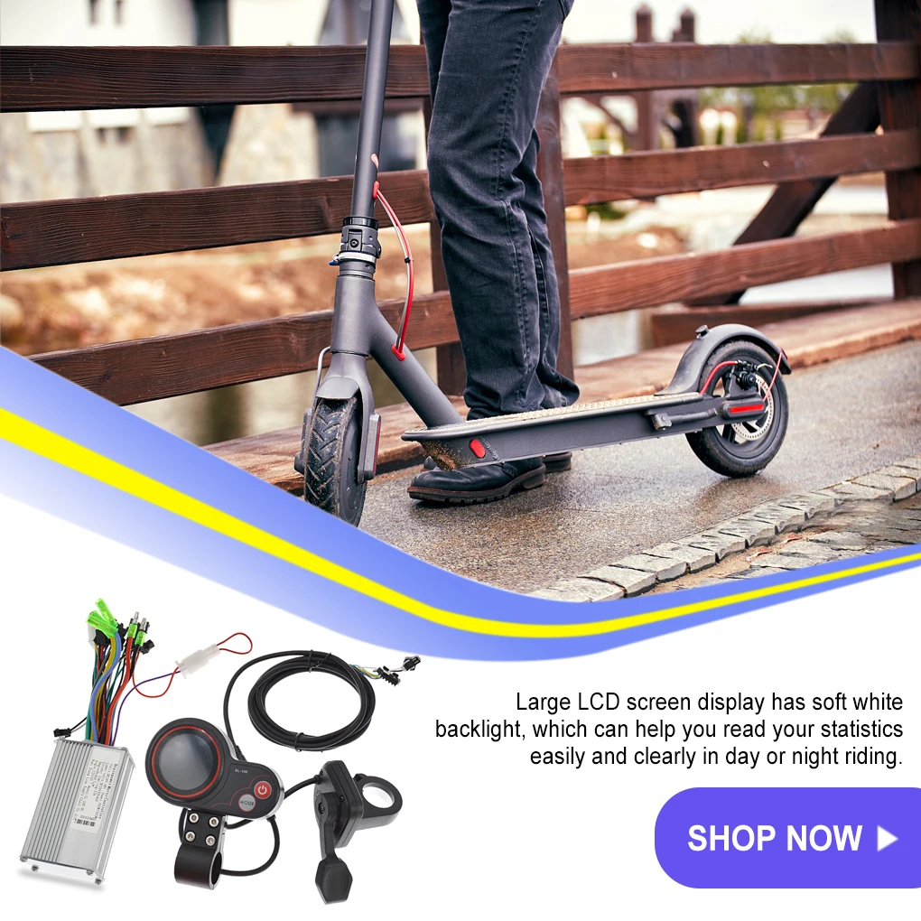 TF‑100 Instrument Display Panel With USB Charging 5/6 Pin Communication Speedometer For M4 Electric Scooter Accessories