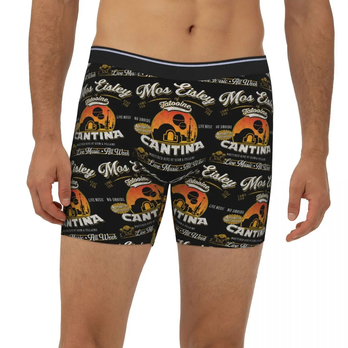 

Mos Eisley Cantina Tatooine Dks длинные трусы-боксеры короткие мужские трусы вентилируемое нижнее белье для мужчин подарок бойфренду