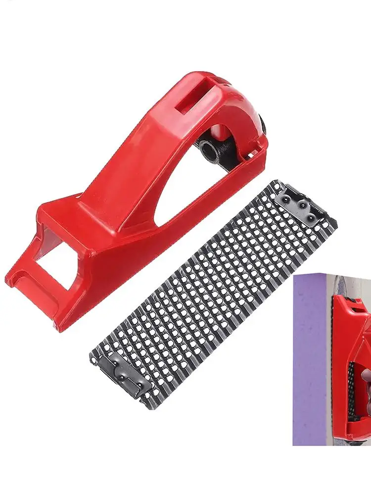 Lime de plaques de plâtre, râpe de panneau mural, raboteuse de plaques de plâtre, truelle Abrasive pour bords lisses pour cloisons sèches