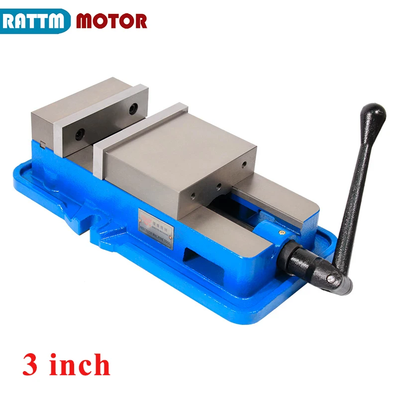 3'' Inch CNC Precision Vise Vise Milling Drilling Machine Clamp Bench Vice High precision pliers flat mouth