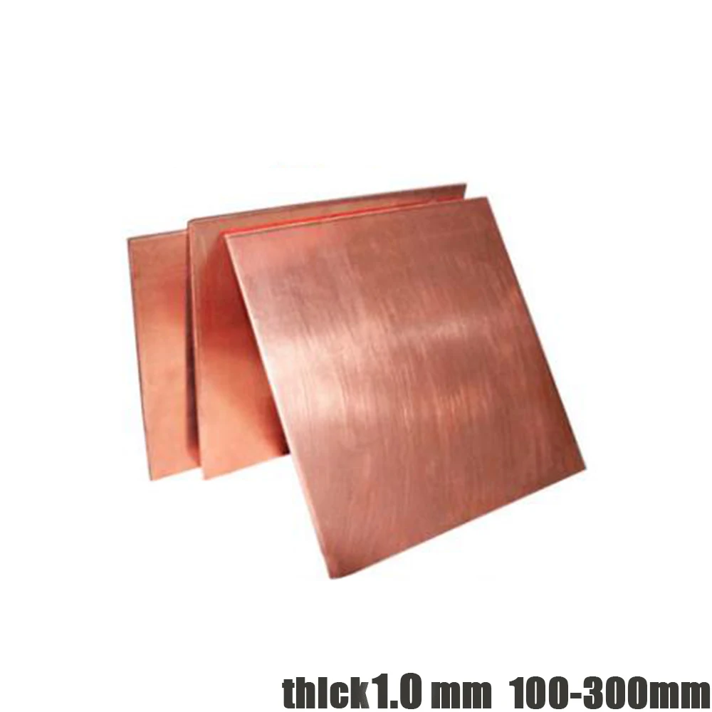 1mm Double Side Copper Clad plate DIY Circuit Board 100mm-300mm Experiment Matrix Board Sheet Copper