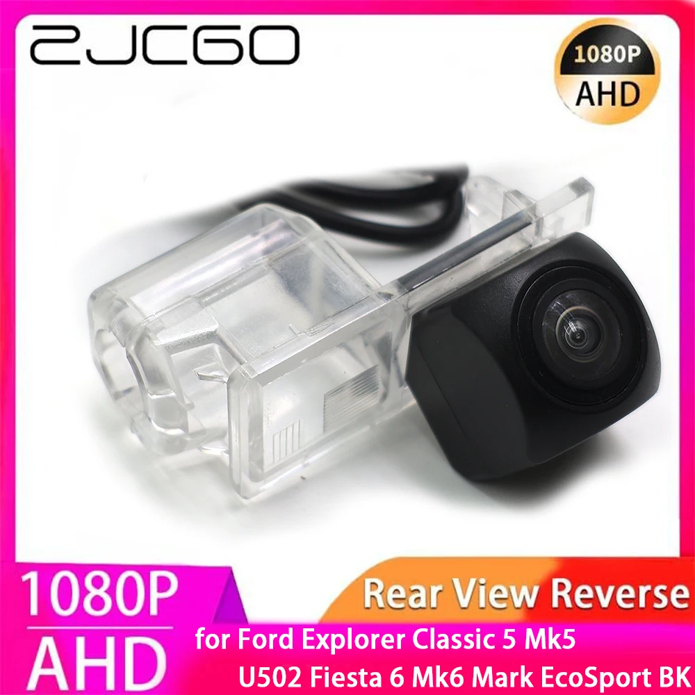 ZJCGO AHD 1080P Parking Back up Car Rear View Camera for Ford Explorer Classic 5 Mk5 U502 Fiesta 6 Mk6 Mark EcoSport BK