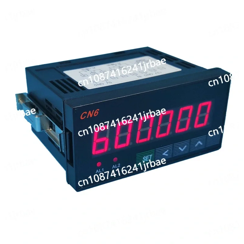 6-bit Electronic Counter Digital Display Reversible Industrial Intelligent Counter Meter Grating Meter 12V DC Voltage