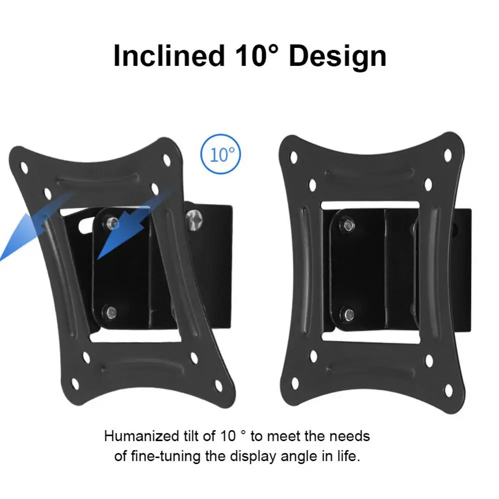 14-26 Inch TV Wall Mount Universal Bracket Fixed Flat Panel TV Frame LED Television Mounting Holder for LCD Screens Monitors