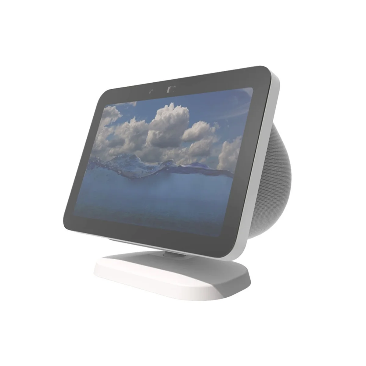 حامل 3C جديد لـ (3Rd Gen) تصميم قابل للتعديل لتحسين زاوية الرؤية وإمالة الملحقات باللون الأبيض #4