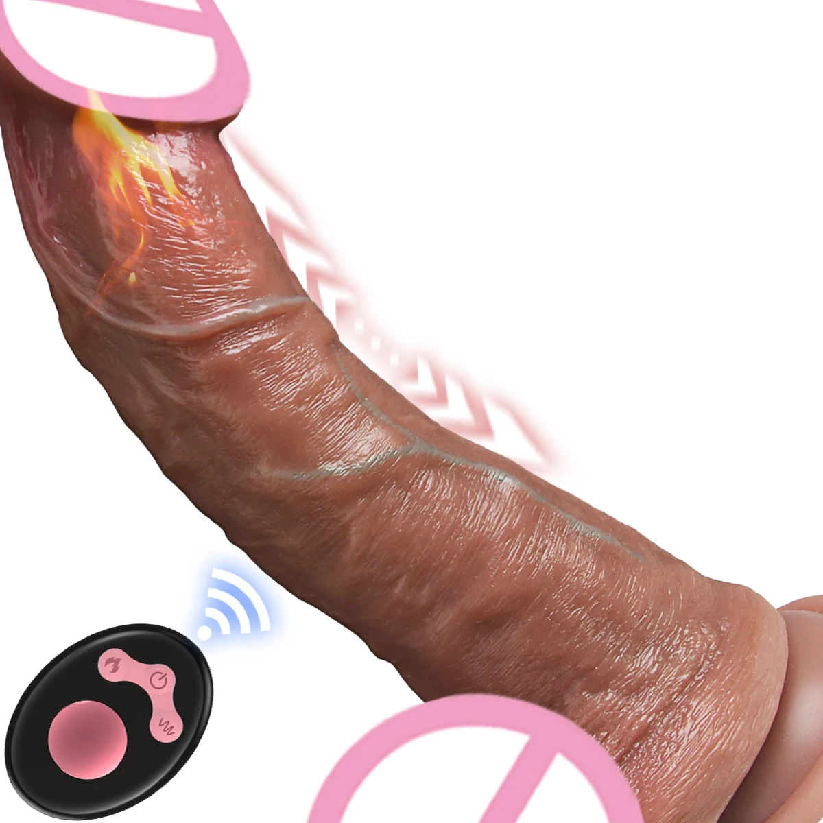 Realistic Dildo Vibrator for Beginners Lifelike Huge Silicone Dildo with Strong Suction Cup for Hands-Free Play Realistic Penis