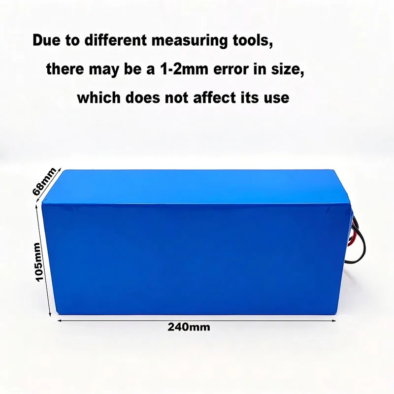 48V 20Ah 18650 Lithium 13S5P Battery Pack Built-in Intelligent BMS for 500-1000W Electrical Machinery+charger