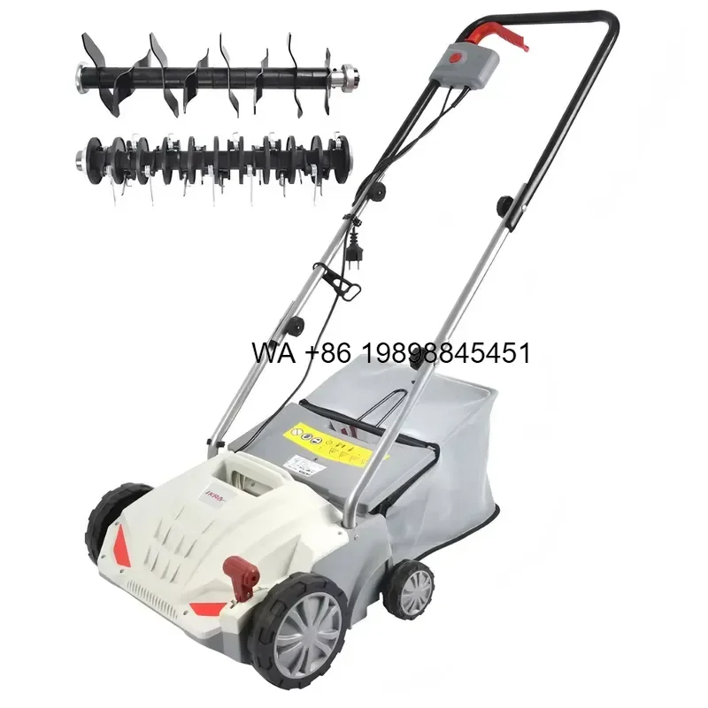 Wmwmnu for 2 in 1 Lawn Scarifier and Rake Corded Garden Dethatcher for Lawn Care Turf