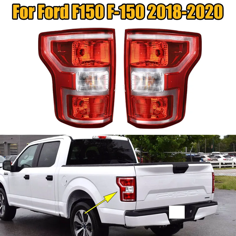 

Для Ford F150 F-150 2018-2020 задний фонарь в сборе, стоп-сигнал заднего хода с жгутом лампы JL3Z13405H JL3Z13404G