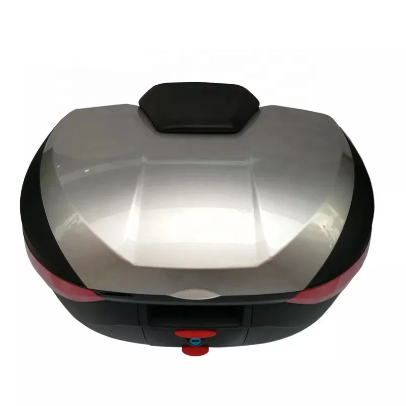 72L Large Capacity Plastic Motorcycle Trunk Tail Box Top Case Waterproof