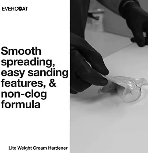 

Evercoat Lite Body Filler – Clog-Free, 25.36 oz for Aluminum & Fiberglass – Lightweight Repair Solution