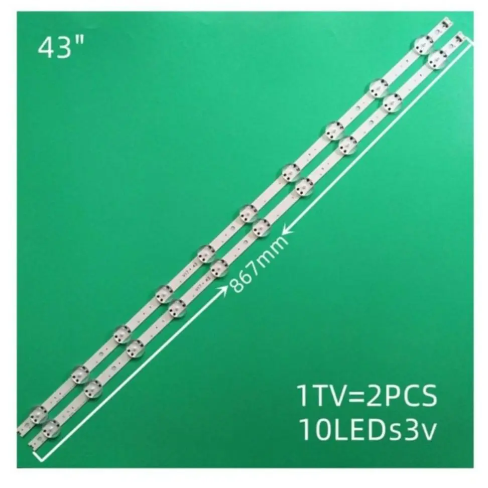 

LED strip for LG 43LJ614V-ZA 43LJ6200, 43LJ617V-TB, 43LJ622V-ZC, LC430DGG-FKM3