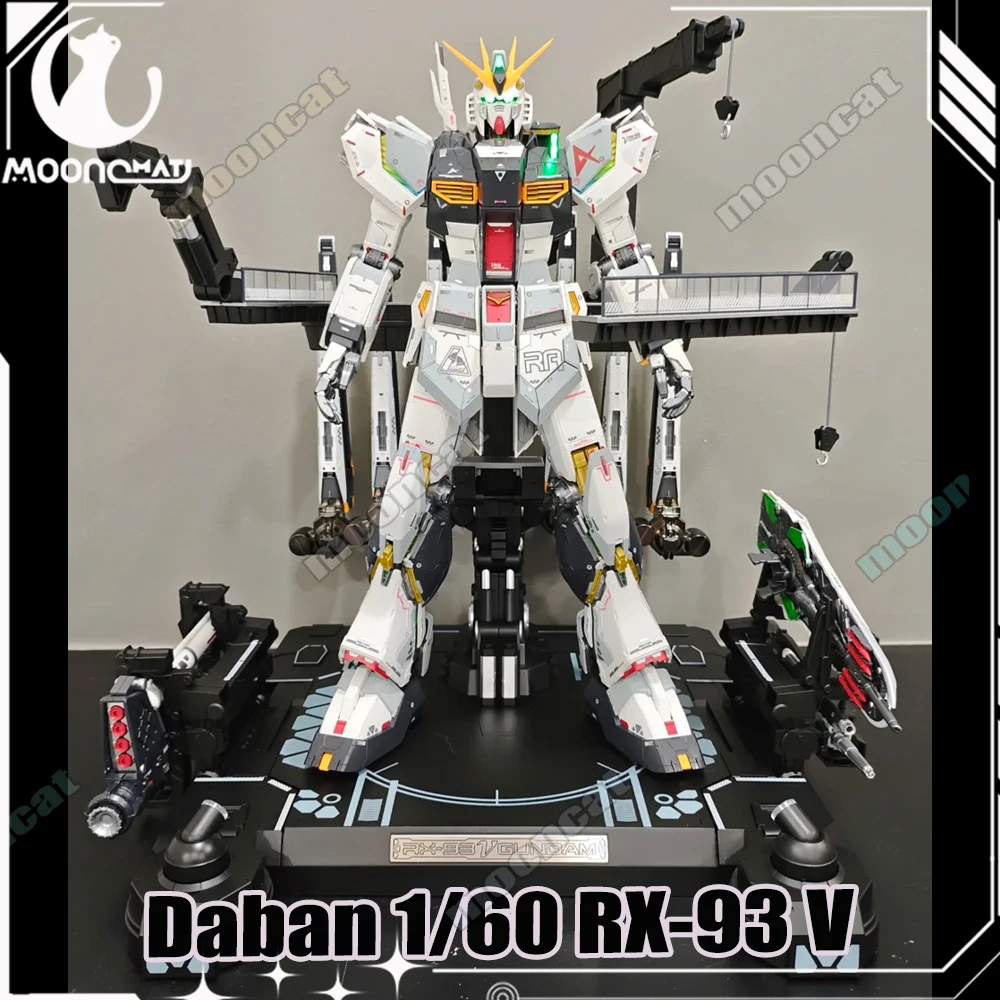 

In Stock 1/60 Daban Metal Structure Rx-93 V Action Figures Equipped With Floating Cannon Assembly Model Collect Kid Toys Gifts