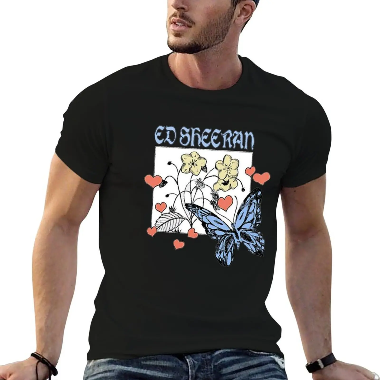 Copy of new ed sheeran music T-Shirt cotton t shirt man man t shirt graphic t shirts for man slim fit T-shirt