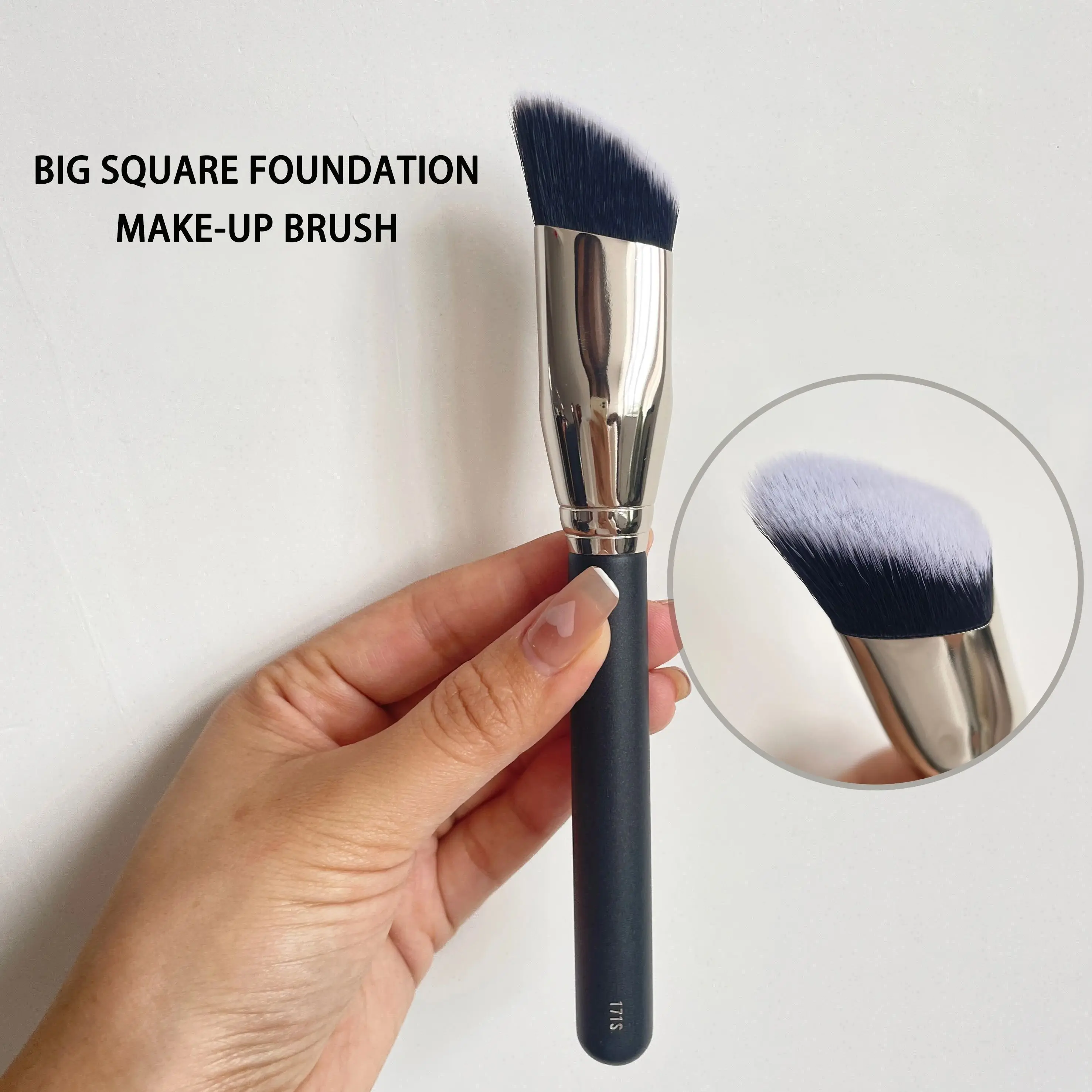 Professional Liquid Foundation Makeup Brushes Concealer Cover Face Base Liquid Cream Cosmetics Contour Brush Soft Beauty Tools