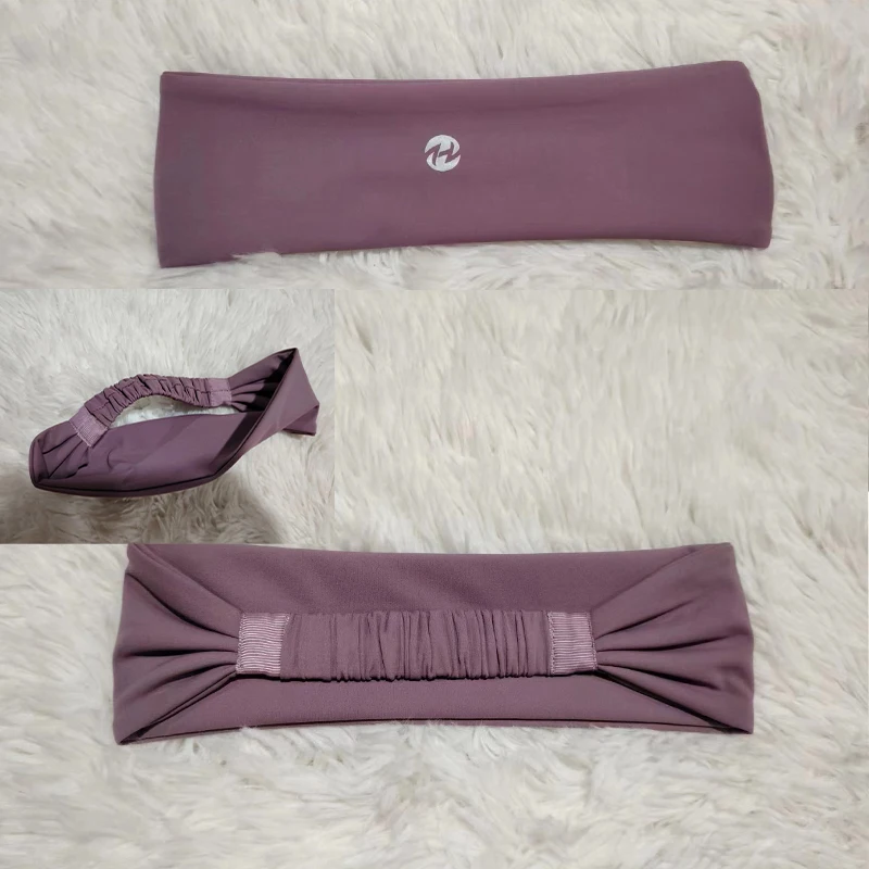 HImport-Bandeau de yoga pour femmes, vêtements de sauna transpirants, absorbant la sueur, conducteur de sueur, large