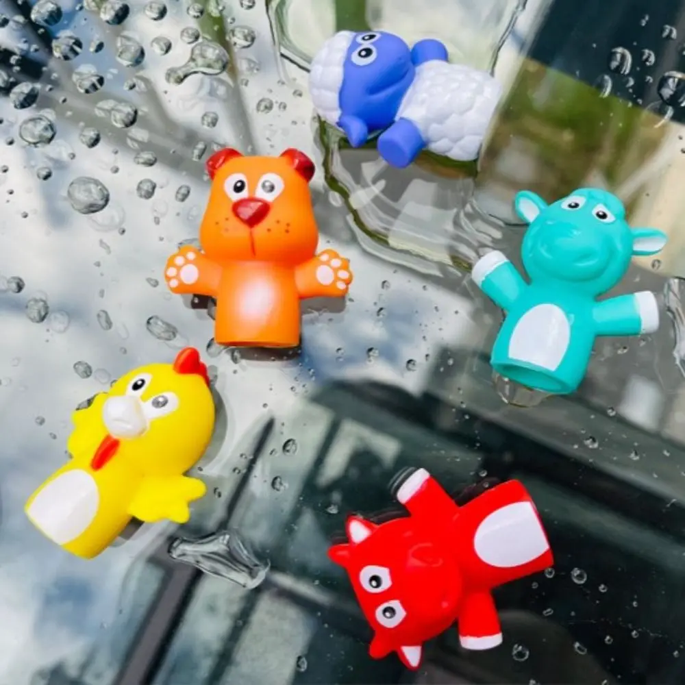 

5pcs Colorful Mini Animal Hand Puppet Educational Montessori Finger Puppet Set Sensory Teether Chew Parent-Child