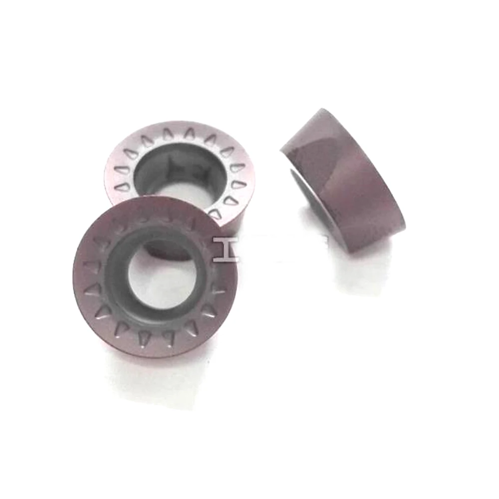 Neue original inspizierte platten schneiden cutter RPMT1204MOE-JS vp15tf r6 karbid einsätze rpmt 1204 cnc fräsen tisch werkzeug