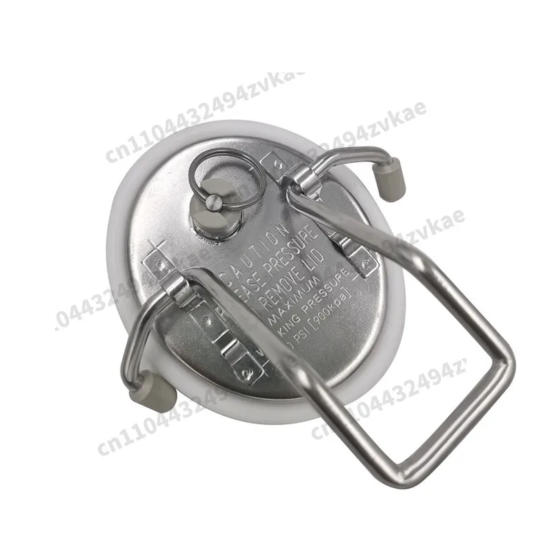 2.5 Gal Beer Keg Rubber Handle Barrel Stainless Steel Growler Leak Proof Top Lid Beer Bucket 9.5L Ball Lock Type