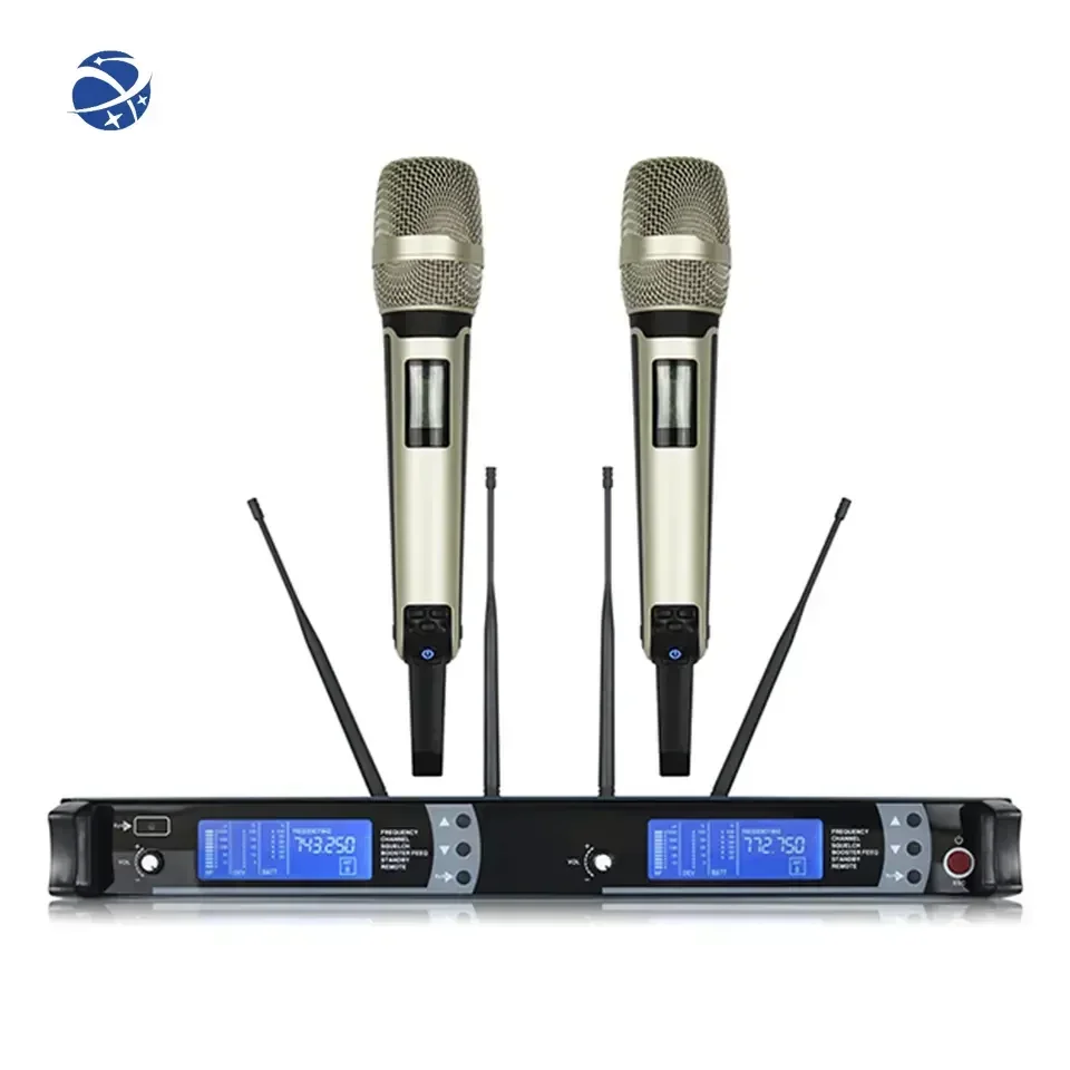 

Voxfull Original SKM-9000 Dual Channels UHF Wireless Microphone for Stage Performance