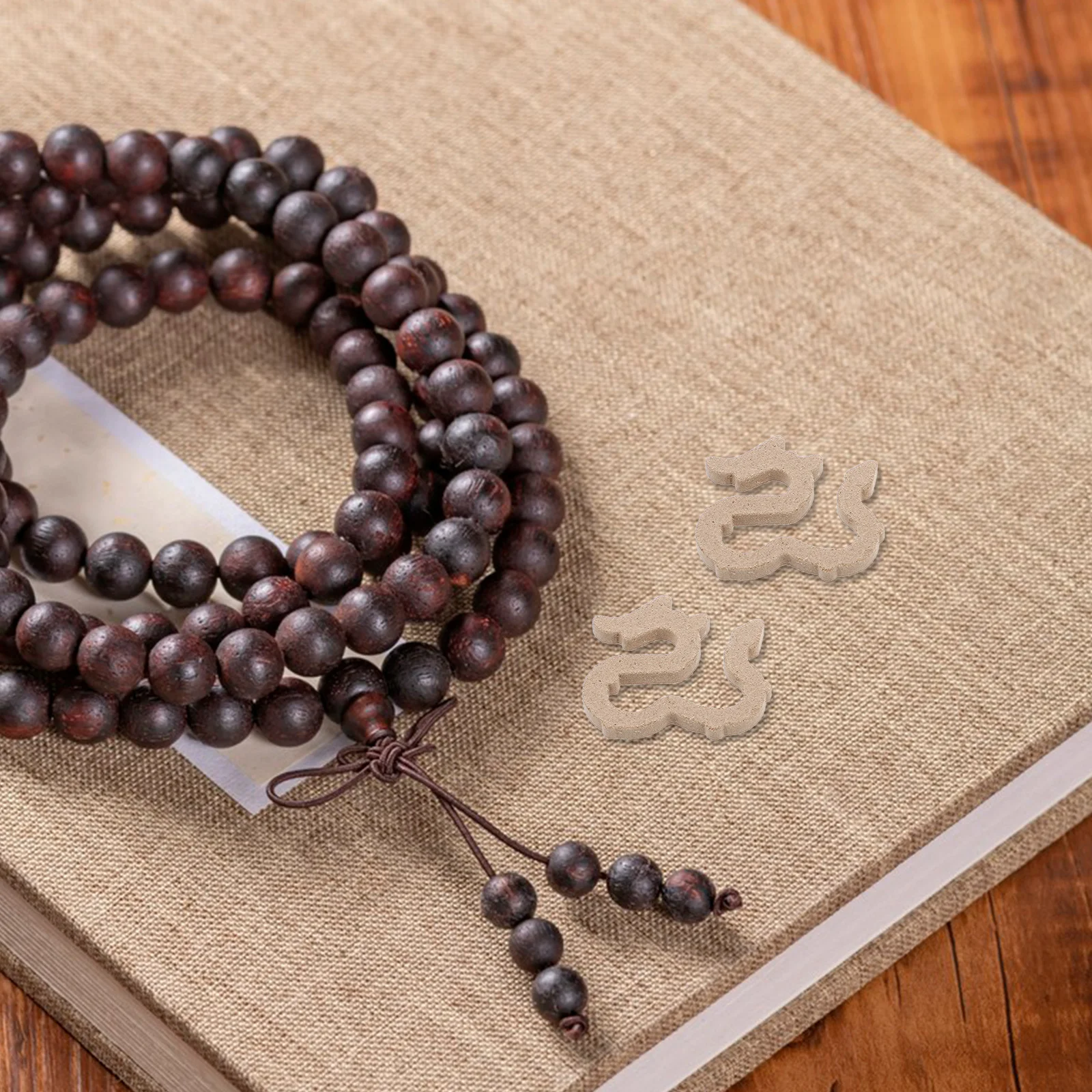 

42pcs Dragon Shaped Incense Natural Agarwood Handmade Fragrance Blocks Home Decor For Relaxation Meditation Spiritual Cleansing