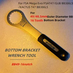 ZRACE T47 Bike Bottom Bracket Wrench 47mm 52mm 16 Notch Wrench for Bicycle Central Movement Installation Removal Bike Tools