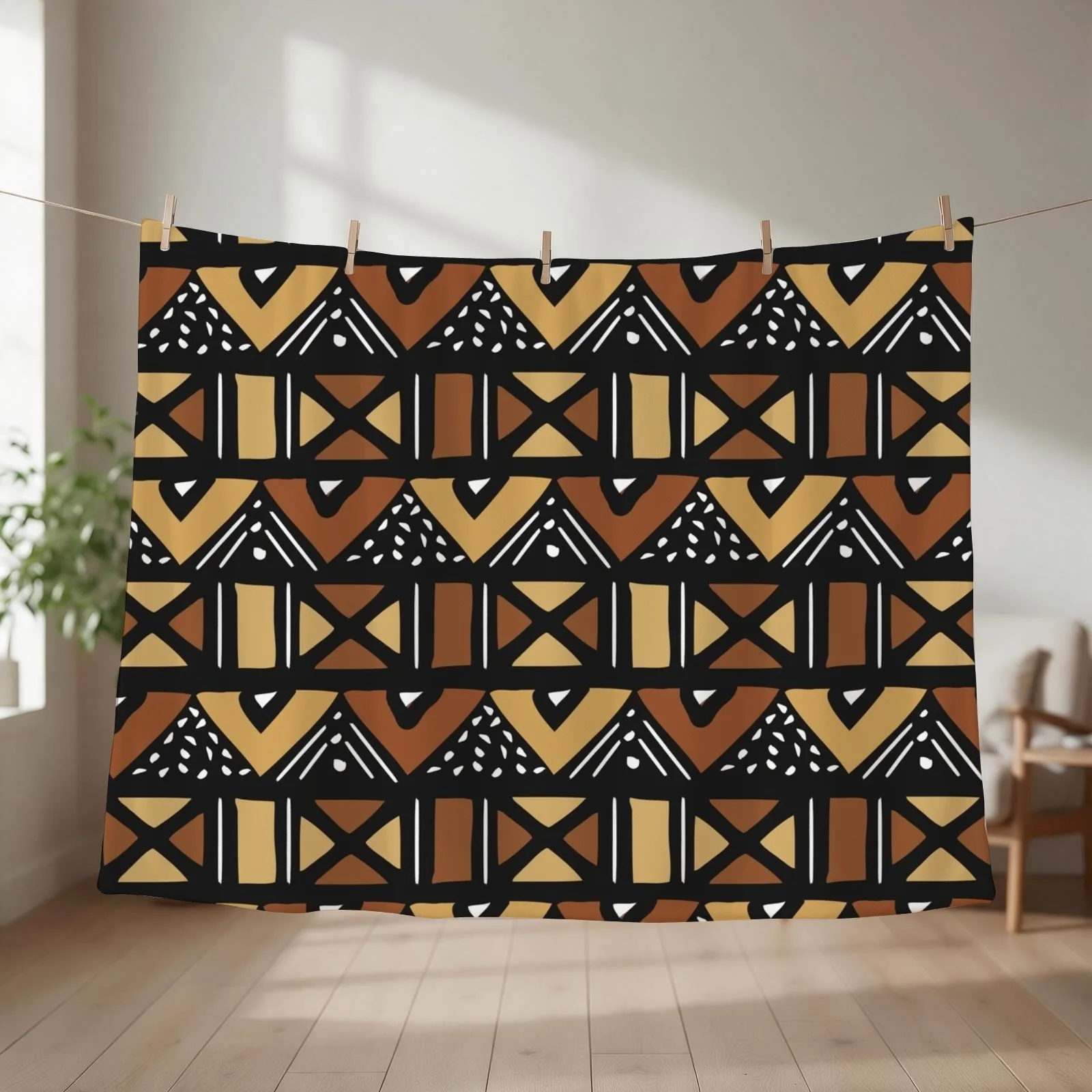 Mud cloth Mali Throw Blanket Custom blankets and throws Bed covers Luxury Brand Blankets