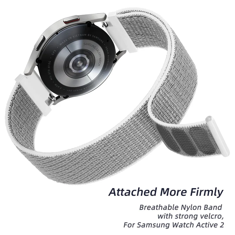 Nylon band For Samsung Galaxy watch 6/4/Classic/3/5/pro/Active 2 20mm/22mm Sport breathable wristband correa galaxy watch 7 6 5