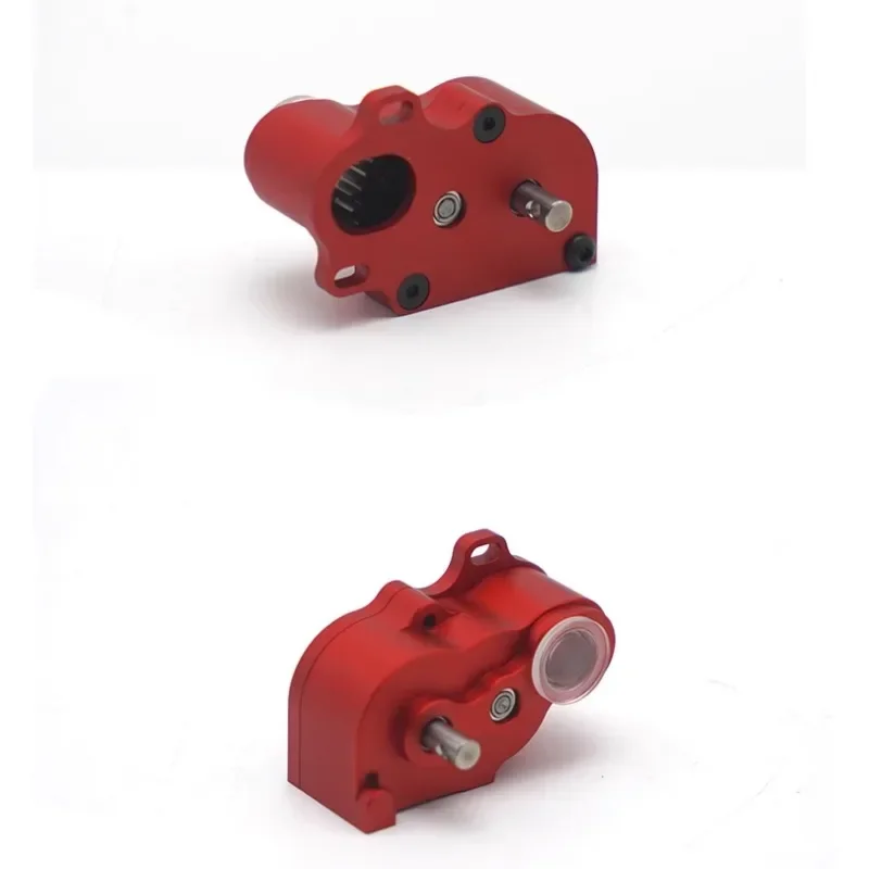 1/12 Simulation Metal Red Gear Box for 1/10 RC Crawler Car TRX4 Defender AXIAL SCX10 RC4WD RTG KM