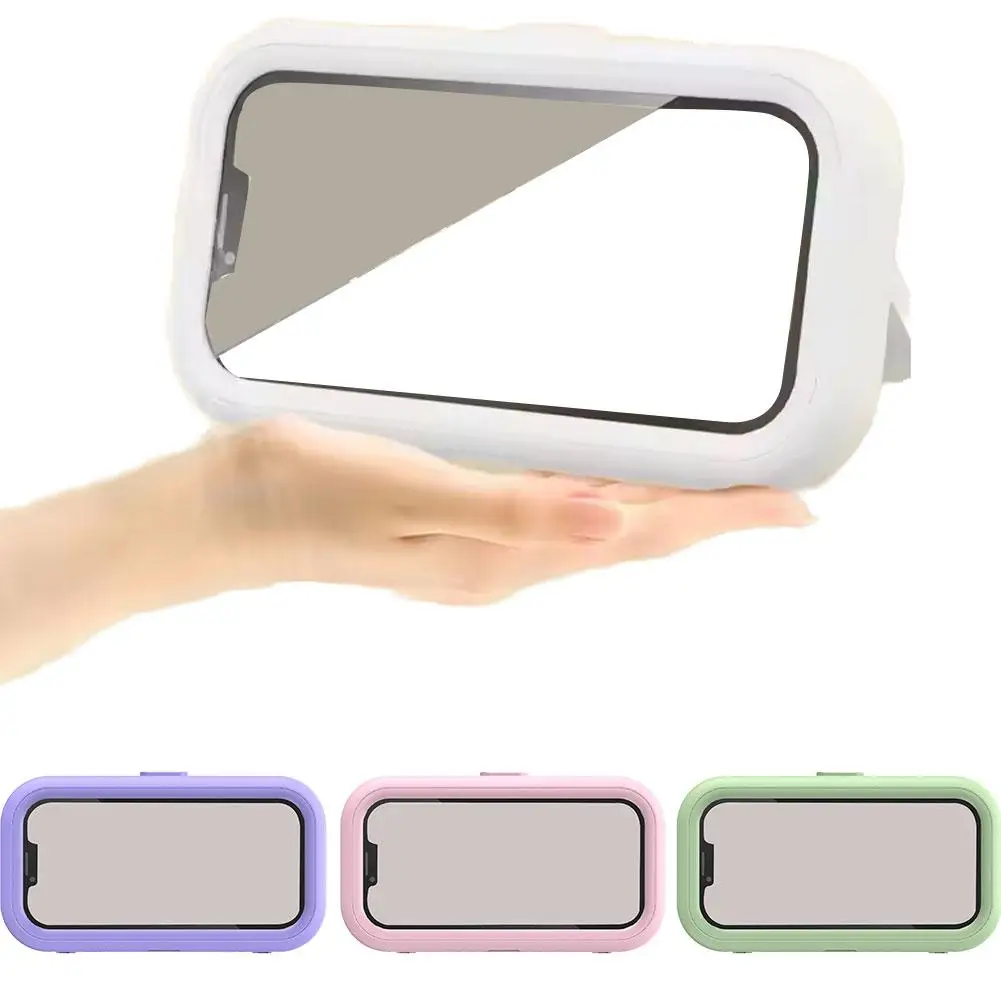 Waterproof Phone Case Bathroom 360-degree Phone Stand Holes Watch 7 Rotatable And Retractable Without Below TV Inches Drill T1N5
