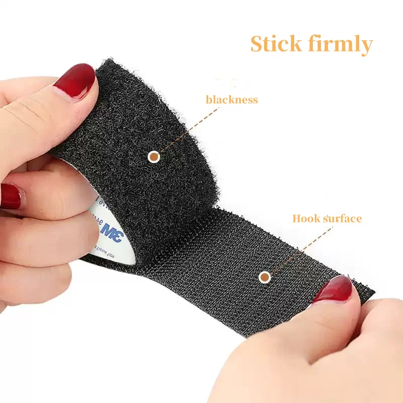 3 メートル 9448A 両面フックとループテープナイロン自己粘着連動非痕跡テープヘビーデューティ粘着ストリップ家庭用車