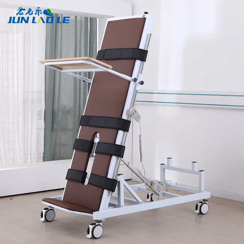 Standing up Physiotherapy Bed Rehabilitation Tilting Bed Electric Standing Bed