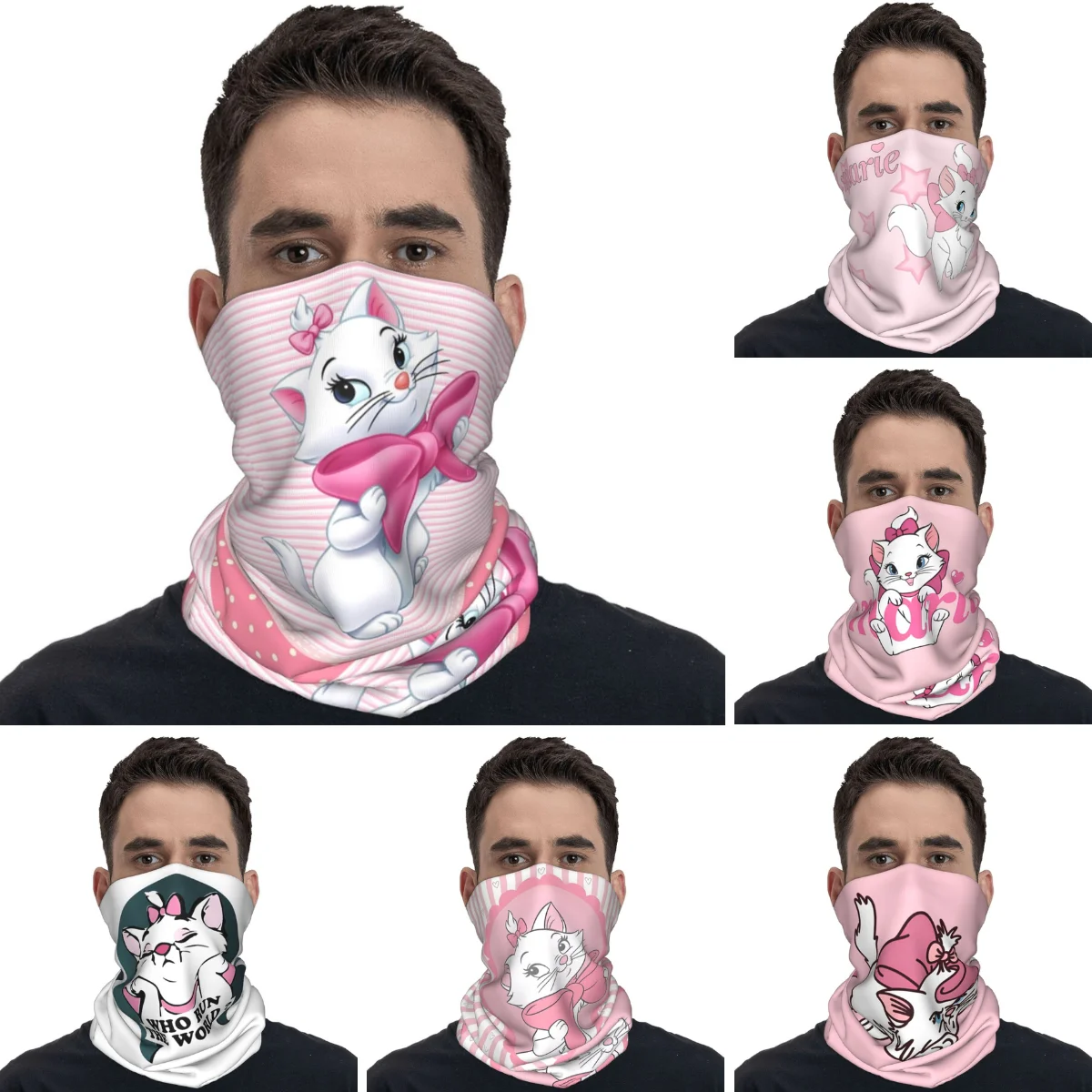 Marie Aristocats Bivakmuts Buitensporten Fietsmasker Stofdicht Ademend Gezichtsmaskers Herfst Grappige Sjaal Bandana