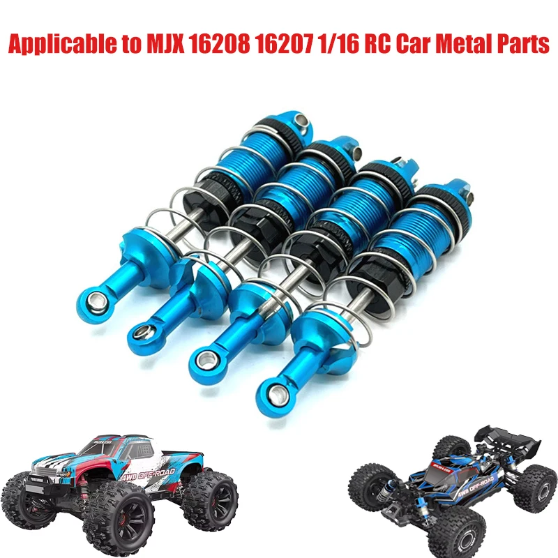 MJX Hyper Go 16207 16208 16209 RC coche copa de dirección de Metal juego de brazo oscilante superior e inferior soporte de torre de choque cuerpo post piezas de mejora