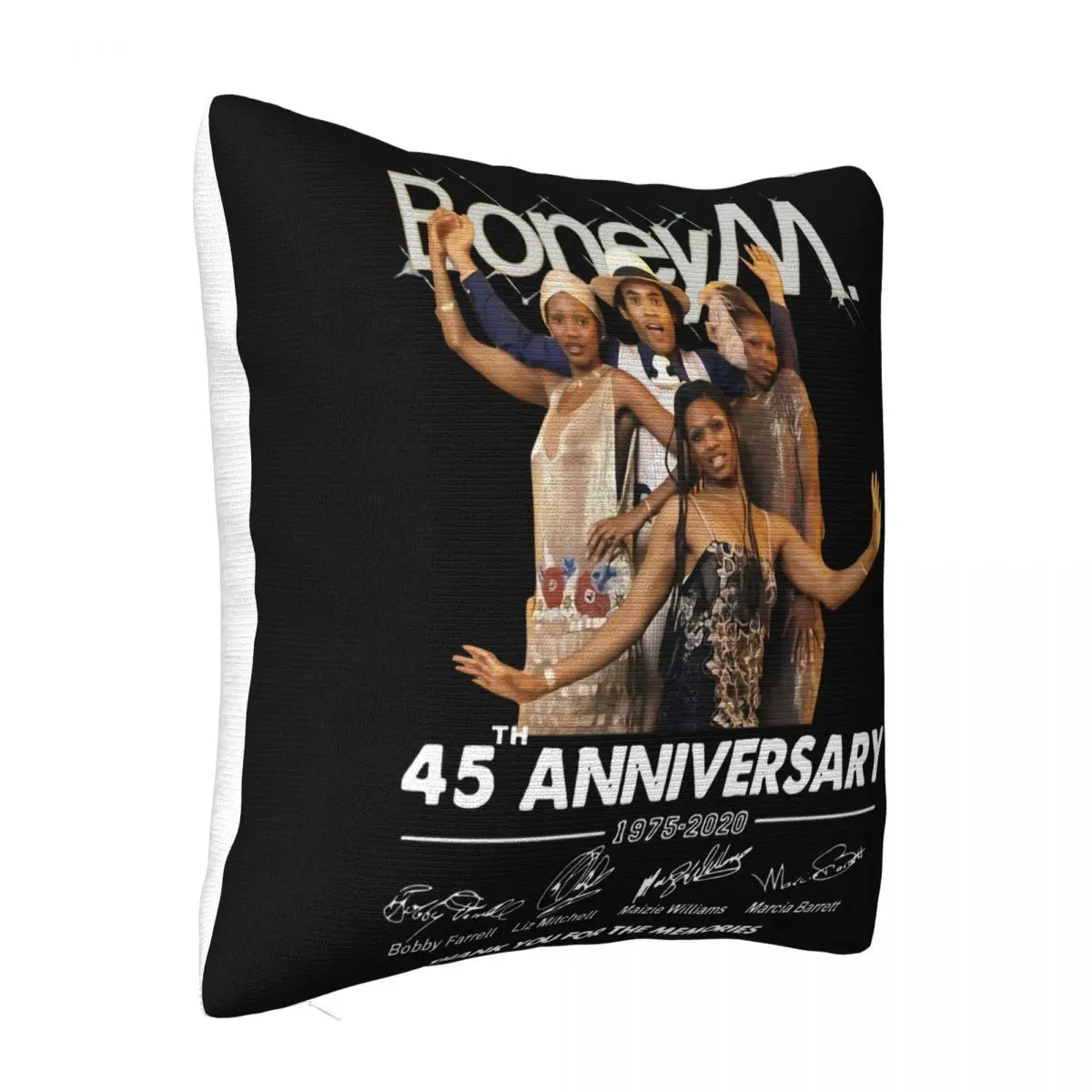 Boney M 45Th Anniversary Thank You For The Memories Normal Classic Streetwear Funny More Size Dj Personality Pillow Case