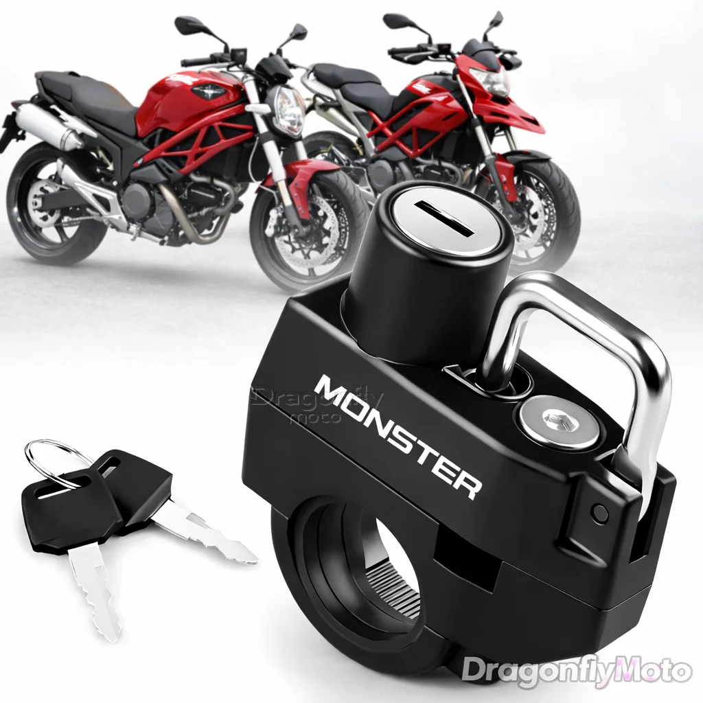 

Motorcycle Helmet Lock For DUCATI Monster 796 Hypermotard Monster 696 695 2015 Anti-theft Locker Helmet Lock Locking Device