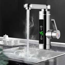 Rubinetto elettrico per acqua calda tipo di riscaldamento istantaneo cucina calda e fredda piccola cucina tesoro calore rapido versione ue