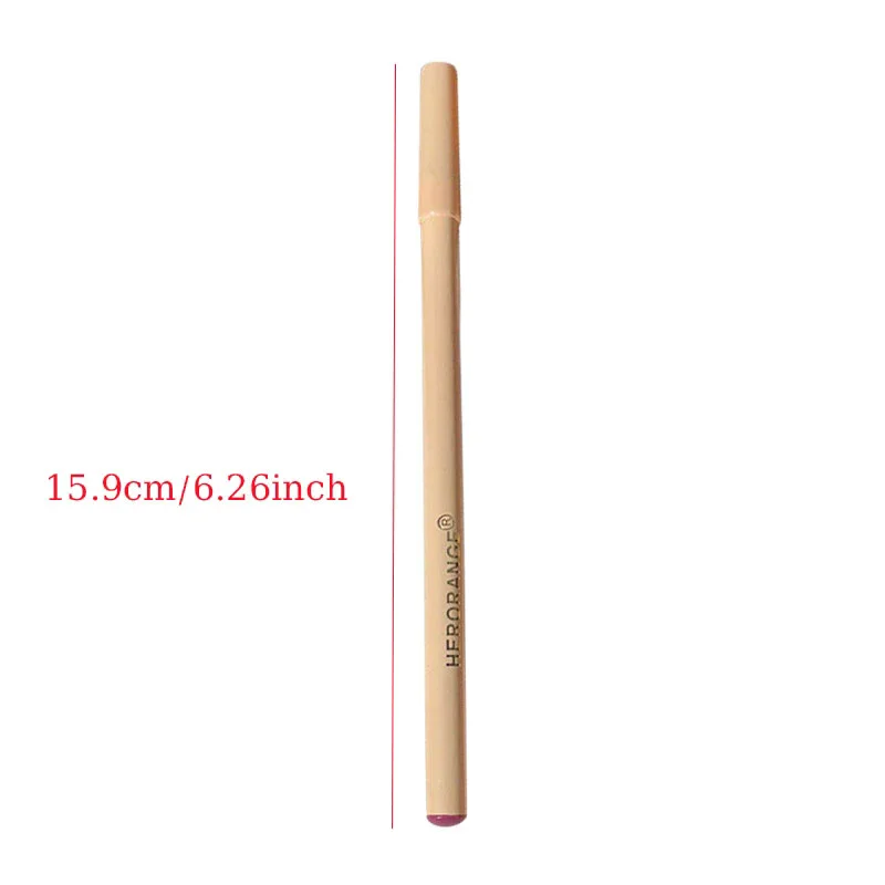 

HERORANGE 1.5g Lip Liner Genuine Nude Long Lasting Nonstick Cup Matte Lipstick Pen Ballpoint Pen For Women Cosmetics Makeups