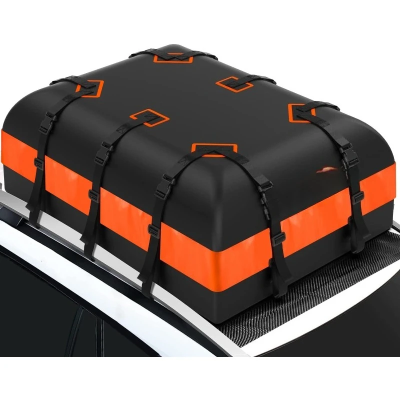 

21 Cubic Car Rooftop Cargo Carrier Roof Bag Waterproof for All Top of Vehicle with/Without Rack