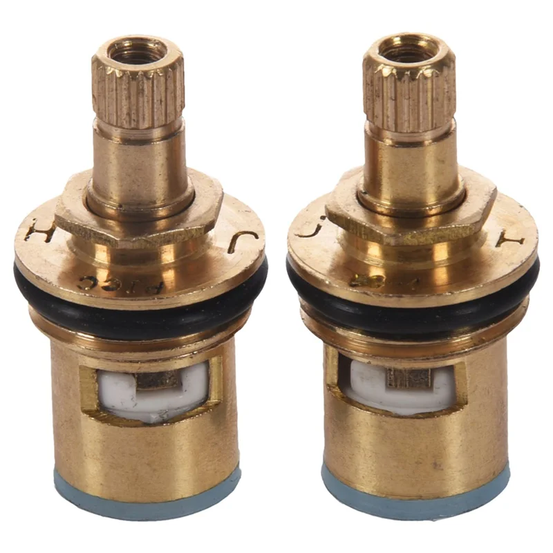 

ABRU-8 шт. 1/2 дюйма 20-зубчатый картридж для крана, дисковый четвертьоборотный клапан, замена горячего и холодного