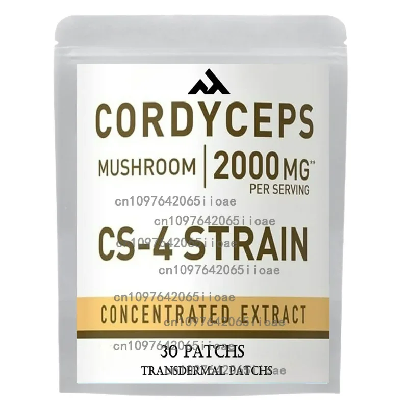 

Hot Sale Cordyceps Mushroom Transdermal Patches Energy & Immune Support 30 Patches One Month Supply for Health and Wellness